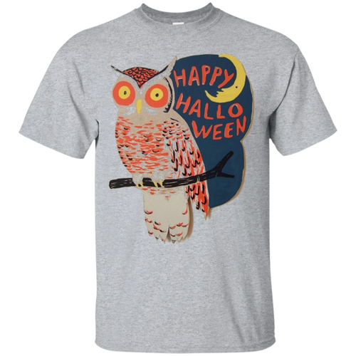 Halloween-Owl-Moon-T-Shirt-Autumn-Cute-Animal-Shirt