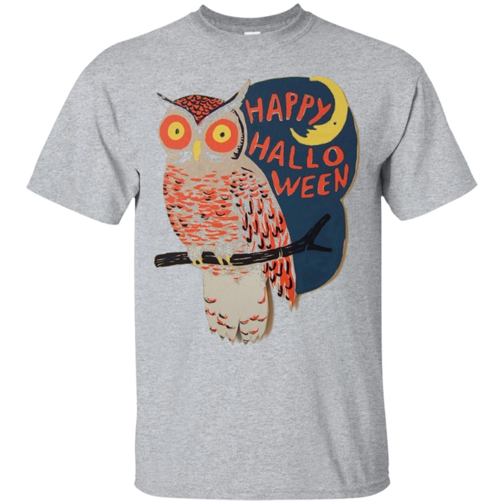 Halloween-Owl-Moon-T-Shirt-Autumn-Cute-Animal-Shirt