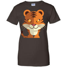 Funny-T-Shirt-Cartoon-Animals-Tiger-Tee