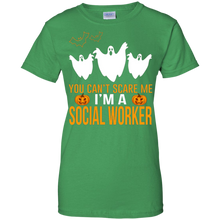 Halloween---You-Can't-Scare-Me-I'm-A-Social-Worker-T-Shirts