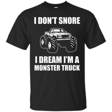 Funny-Monster-Truck-T-Shirt-I-Don't-Snore-Gift-Tee