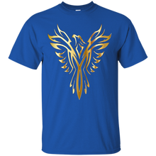 Gold-Phoenix-Mythical-Legendary-Bird-Graphic-Tee-Shirt