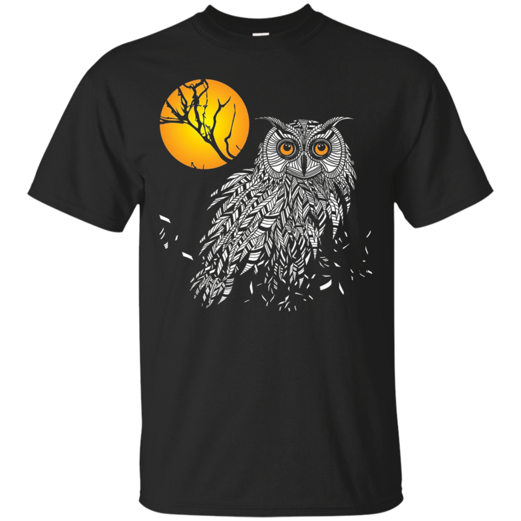 Halloween-Emojis-t-shirt-owl-night