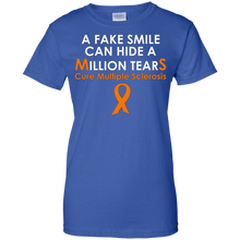 Fake-Smile-Can-Hide-Tears-Cure-Multiple-Sclerosis-T-Shirt