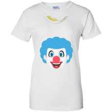 Clown-Emoji-T-Shirt-Red-Nose-Painted-Face-Happy-Smile