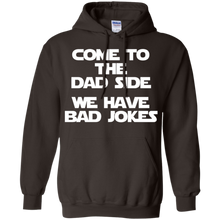 Come-To-The-Dad-Side-We-Have-Bad-Jokes-T-Shirt-funny-saying