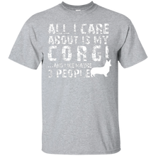 Corgi-Shirt-All-I-care-about-is-my-Corgi-T-shirt