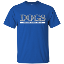 Dogs-because-people-sucks-T-shirt
