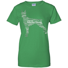 Doberman-Pinscher-Words-T-Shirt