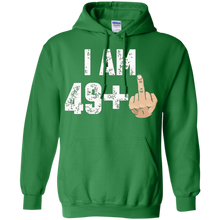 I-Am-49-+-Middle-Finger-Funny-50th-Birthday-T-Shirt