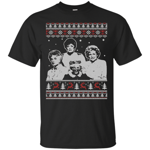 Golden-Girls-Queens-Ugly-Christmas-Sweater-T-Shirt