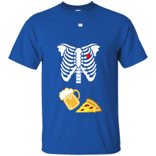 Halloween-Skeleton-Maternity-Pizza-_amp_-Beer-T-Shirt-costume