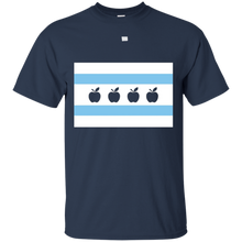 Chicago-Teachers-Flag-Apple-t-shirt