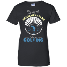 Golfing-Retirement-Plan-Golf-Gag-Gift-Golf-Shirt
