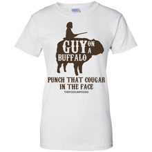 Guy-on-a-Buffalo-Shirt-~-Possum-Possee-Funny-Graphic-Tee