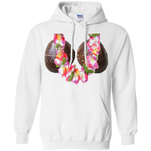 Hawaiian-Luau-Tiki-Coconut-Bra-Flower-Lei-Tee-Shirt-Costume