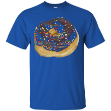 Chocolate-Icing-Colored-Sprinkles-Donut-T-shirt