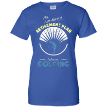 Golfing-Retirement-Plan-Golf-Gag-Gift-Golf-Shirt