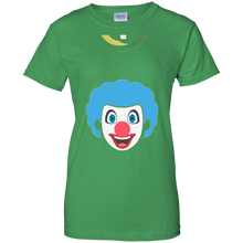 Clown-Emoji-T-Shirt-Red-Nose-Painted-Face-Happy-Smile