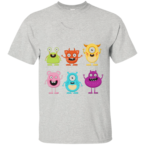 Cute-Funny-Six-Monsters-T-shirt