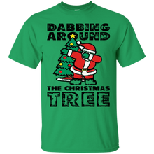 DABBING-around-the-christmas-TREE-tshirt
