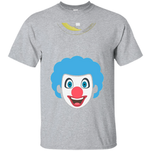 Clown-Emoji-T-Shirt-Red-Nose-Painted-Face-Happy-Smile