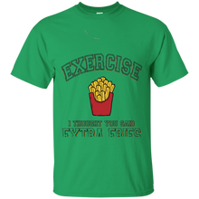 Exercise-I-Thought-You-Said-Extra-Fries-Food-Fit-Tee-Shirt