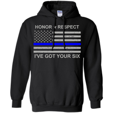 Honor-Respect---I've-Got-Your-Six---Thin-Blue-Line-Tshirt