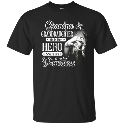 Grandpa-_-Granddaughter-He-Is-Her-Hero-T-shirt