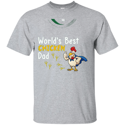Funny-T-Shirt-World's-Best-Chicken-Dad-T-Shirt
