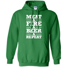 Grill-Meat-BBQ-Lover-T-Shirt-Meat-_amp_-Fire-_amp_-Beer-_amp_-Repeat