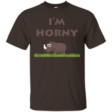 Cool-Design-I'm-Horny---Funny-Rhino-Shirt