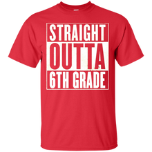 Funny-6th-Grade-T-Shirt---STRAIGHT-OUTTA-6TH-GRADE-Shirt