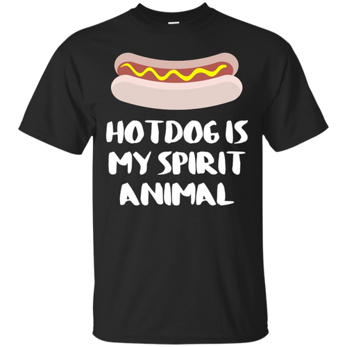 Hotdog-is-my-spirit-animal-shirt