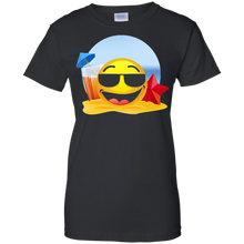Cool-shades-Emoji-on-beach-t-shirt-sunglasses-emoji