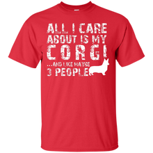 Corgi-Shirt-All-I-care-about-is-my-Corgi-T-shirt