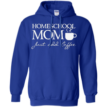 Homeschool-Mom---Just-add-coffee---Funny-Home-School-T-shirt