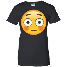 Flushed-Face-Embarrassed-Emoji-T-Shirt