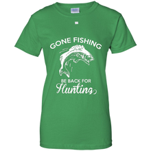 Gone-Fishing-Be-Back-For-Hunting-T-Shirt