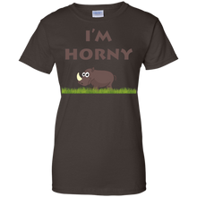 Cool-Design-I'm-Horny---Funny-Rhino-Shirt
