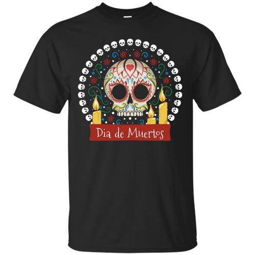 Dia-de-los-Muertos-T-shirt-Happy-Halloween-T-shirt