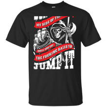 DON'T-JUDGE-MY-SIDE-OF-THE-FENCE-T-SHIRT