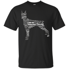 Doberman-Pinscher-Words-T-Shirt