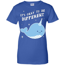 FUNNY-OK-TO-BE-DIFFERENT-T-SHIRT-Narwal-Zoo-Animal-Gift