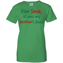 Dear-Santa-It-Was-My-Brother's-Fault-Funny-Christmas-T-shirt