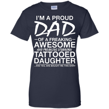 Daughter-Shirt-I'm-A-Proud-Dad-Of-Freaking-Awesome-Tattooed