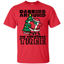 DABBING-around-the-christmas-TREE-tshirt