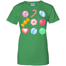 Hard-Candies-Varieties---Candy-YUM!-Candy-Cane-Mint-T-Shirt