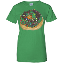 Chocolate-Icing-Colored-Sprinkles-Donut-T-shirt