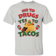 Funny-Taco-T-shirt-No-To-Drugs-Yes-To-Tacos-Zany-BrainyBuy-Funny-Taco-T-shirt